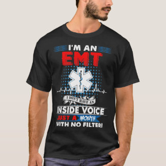 T-shirt Je Suis Un EMT Je N'Ai Pas Une Voix Intérieure Jus