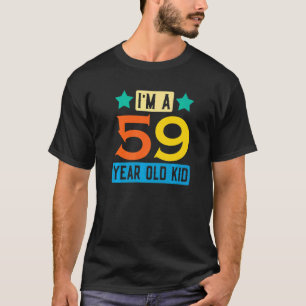 T-shirt Je suis un enfant de 59 ans 59e anniversaire Fête