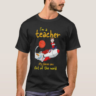 T-shirt Je suis un enseignant Imagination Is Everything Pa