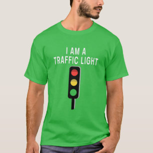 T-shirt Je Suis Un Feu De Trafic Drôle Vert Feu De Trafic