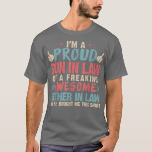 T-shirt Je suis un Fils Fier En Droit D'Un Fils Fou Fou