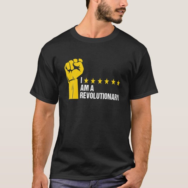 T-shirt Je Suis Un Fred Hampton Révolutionnaire (Devant)