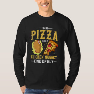 T-shirt Je suis un gars qui aime la pizza et les nuggets d