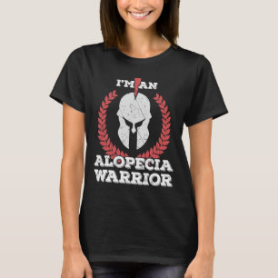 T-shirt Je suis un guerrier Alopécie Alopecia Areata Sensi
