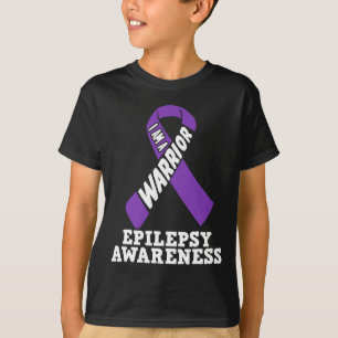 T-shirt Je Suis Un Guerrier Epilepsie Sensibilisation Mala