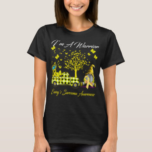T-shirt Je suis un guerrier Ewing de sensibilisation au sa