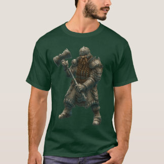 T-shirt Je suis un guerrier nain