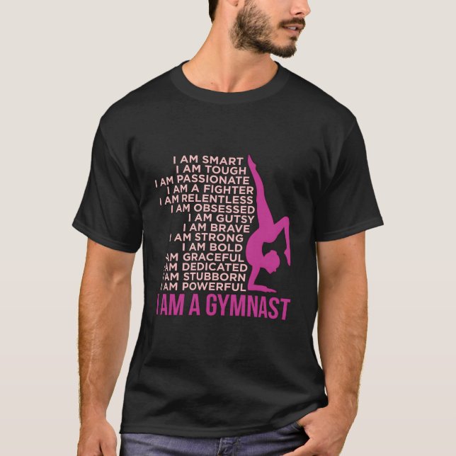 T-shirt Je Suis Un Gymnaste Gymnastique Gymnastique (Devant)