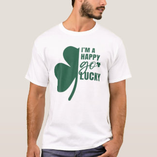 T-shirt Je suis un heureux Go Lucky Shamrock St. Patrick's