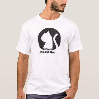 T-shirt Je suis un homme de chat