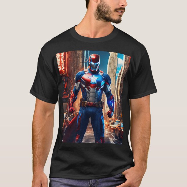 T-shirt Je suis un homme en fer (Devant)