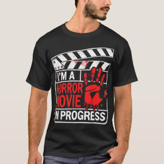 T-shirt Je suis un Horreur en Cours Création Empreinte de