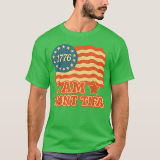 T-shirt Je suis un imprimé Auntifa vintage