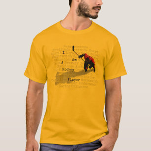 T-shirt Je suis un joueur de hockey