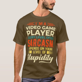 T-shirt Je suis un joueur de jeu vidéo