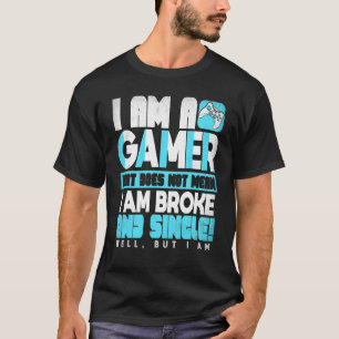 T-shirt Je Suis Un Joueur Vidéo Jeu Joueur PC Joueur Conso