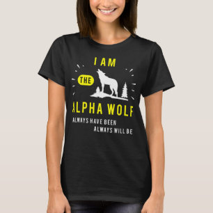 T-shirt Je suis un loup genre de fille Drôle loups Vintage