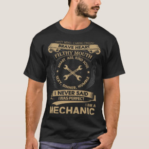 T-shirt Je suis un mécanicien