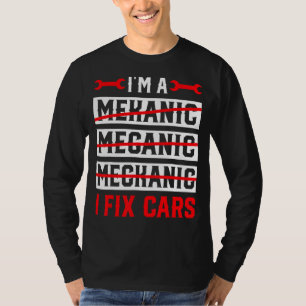 T-shirt Je suis un mécanicien Je répare des voitures Autom