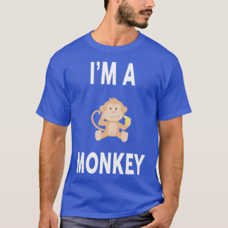 T-shirt JE SUIS UN MONKEY Drôle MONKEY