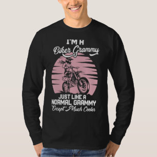 T-shirt Je suis un motocycliste Grammy Motorbike Grand-mèr