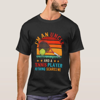 T-shirt JE Suis Un Oncle Et Un Joueur De Tennis En Famille