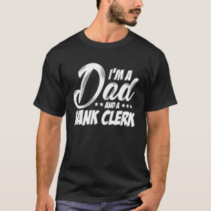 T-shirt Je suis un papa et un commis de banque Librairie B