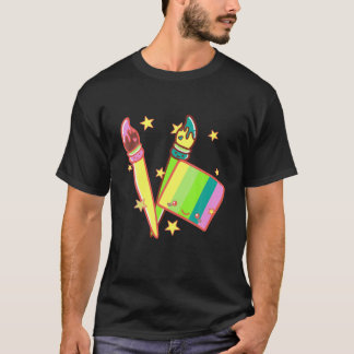 T-shirt Je Suis Un Peintre De Visage, Mignonne Costume Art