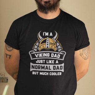 T-shirt Je suis un père viking