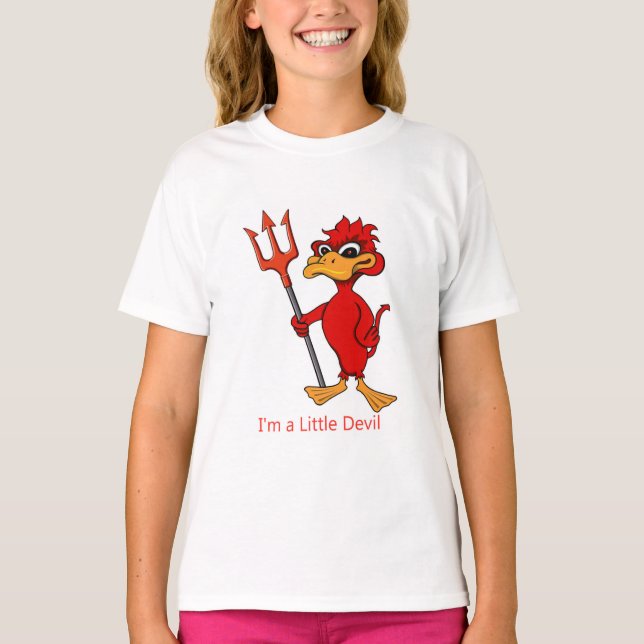 T-shirt Je suis un petit diable (Devant)