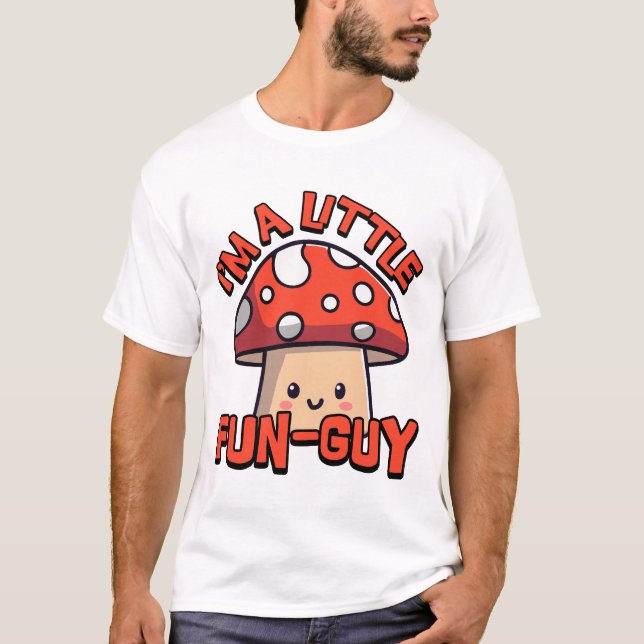 T-shirt Je suis Un Petit Gars Amusant ! Caricature de chau (Devant)