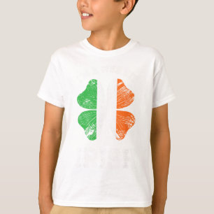 T-shirt Je Suis Un Peu Irlandais Chemise Hommes Femmes Enf