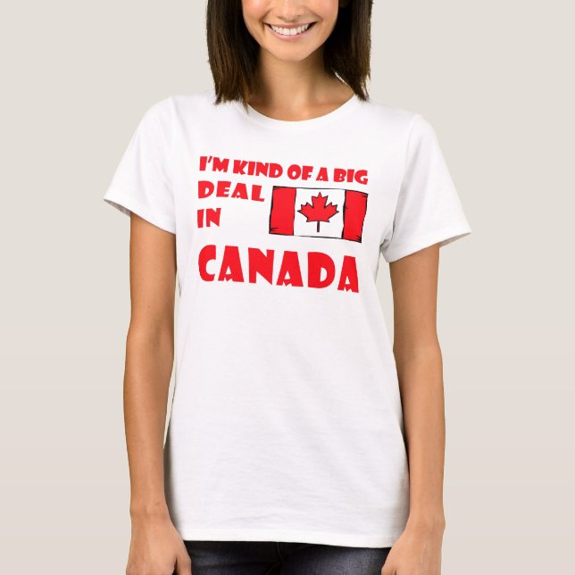 T-shirt Je suis un peu une affaire dans la chemise de (Devant)