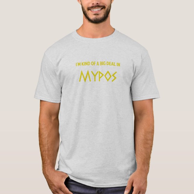 T-shirt Je suis un peu une affaire dans Mypos (Devant)