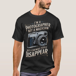 T-shirt JE SUIS Un Photographe Cameraman Photo Appareil Ph