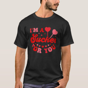 T-shirt Je suis un pigeon pour vous Cœur de bonbon Amour J
