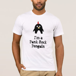 T-shirt Je suis un pingouin de punk rock