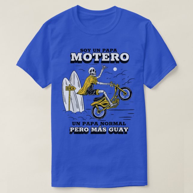 T-shirt Je suis un Pope Biker pour les amateurs de moto et (Design devant)