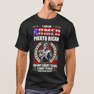 T-shirt Je Suis Un Portoricain Armé