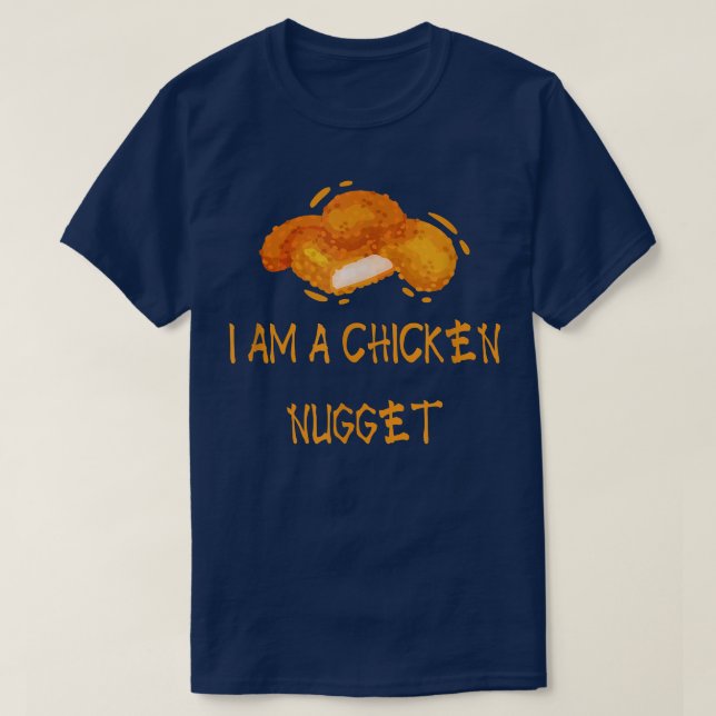 T-SHIRT JE SUIS UN POULET NUGGET  (Design devant)