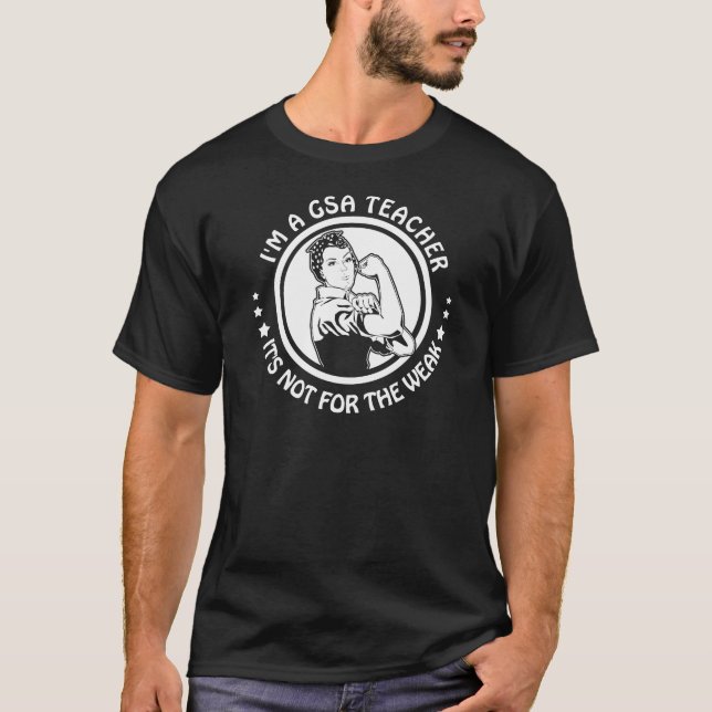 T-shirt Je suis un professeur de GSA pas pour le rivoir (Devant)