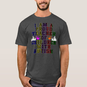 T-shirt Je Suis Un Professeur Fière D'Enfants Avec Prémi A