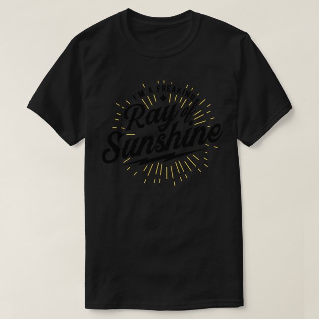 T-shirt Je Suis Un Rayon De Soleil Fraîche (Design devant)