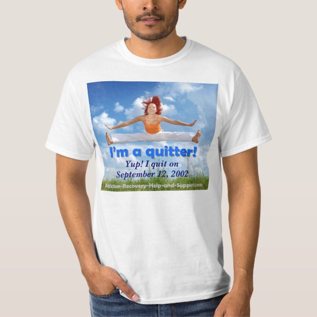 T-shirt Je suis un renonceur ! (image personnalisable) (Devant)