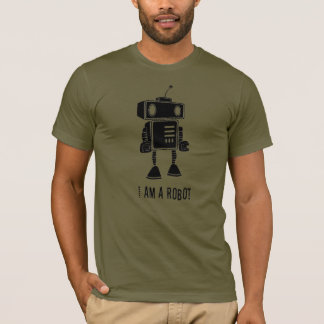 T-shirt Je suis un robot