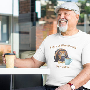 T-shirt Je Suis Un Sang Pour Le Café