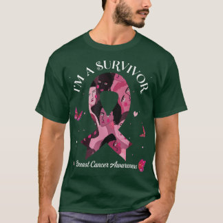 T-shirt Je suis un survivant de la sensibilisation au canc