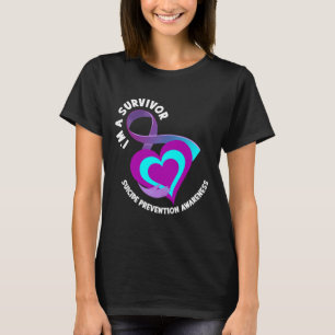 T-shirt Je suis un survivant et je suis un survivant pour