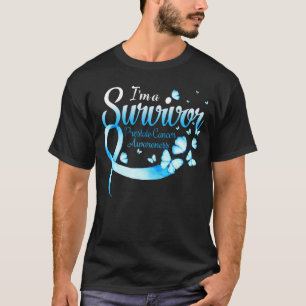 T-shirt Je suis un survivant, le papillon de sensibilisati