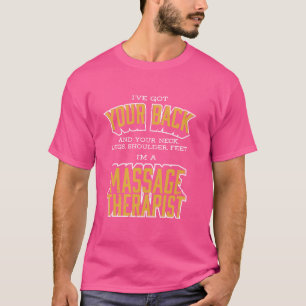T-shirt Je Suis Un Thérapeute De Massage Qui A Ton Humour 